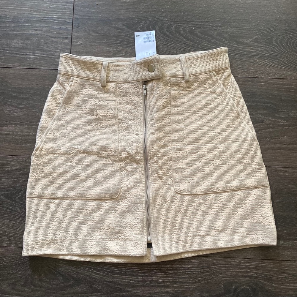 H&M Knit Mini Skirt with Pockets